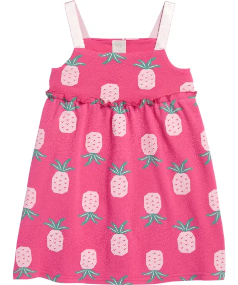 Sommerkleid mit Ananasmuster
