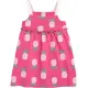Sommerkleid mit Ananasmuster