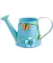 Garten Deko-Gießkanne blau