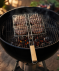 Grillrooster voor hamburger zilver grijs