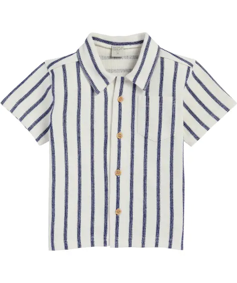 Gestreiftes Kurzarmhemd