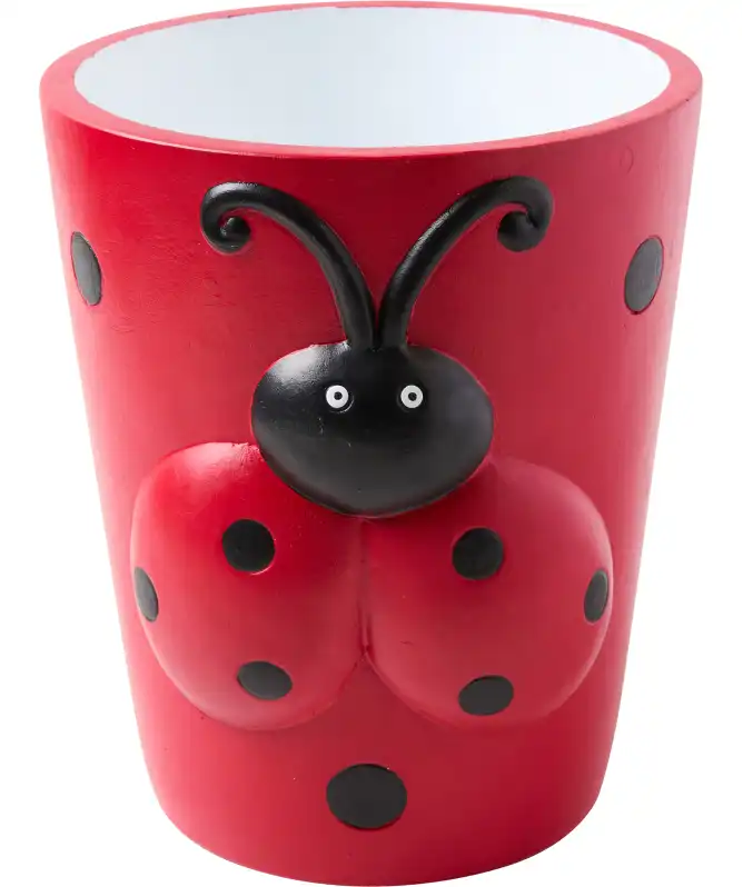Blumentopf Marienkäfer
