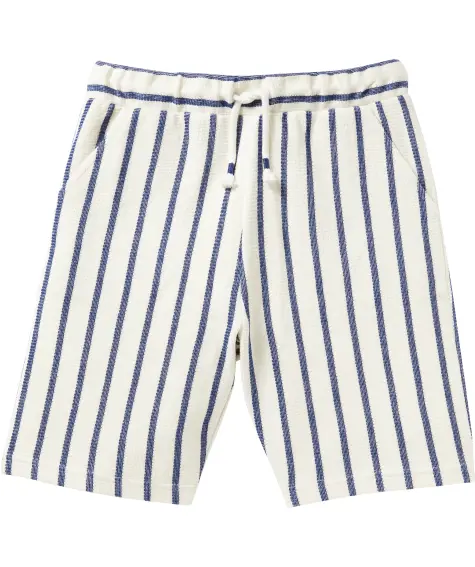 Gestreifte Baumwollshorts