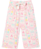 Culotte mit sommerlichem Muster creme