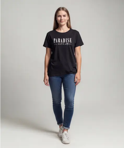 Tričko s třpytivým potiskem