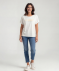 T-Shirt mit Schimmer-Print weiß bedruckt