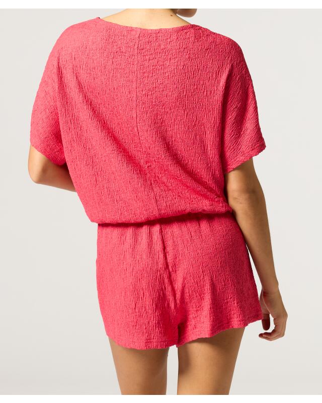 تيشيرت بنسيج محبب للنساء، فوشيا (KiK Strukturiertes Shirt (pink)) — KiK, منتج ألماني أصلي في المغرب