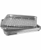 Grillschalen aus Aluminium silber