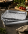 Grillschalen aus Aluminium silber