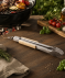 Grillzange aus Aluminium silber