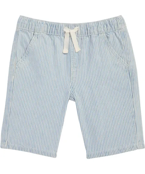 Gestreifte Jeans-Shorts