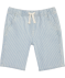 Gestreifte Jeans-Shorts jeansblau hell