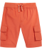 Cargo-Shorts aus Popeline rot