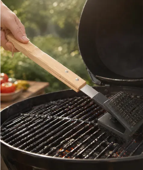 Grillborstel met 2 zijden