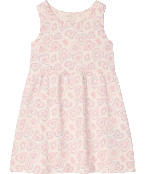 Kleid mit Herzmuster