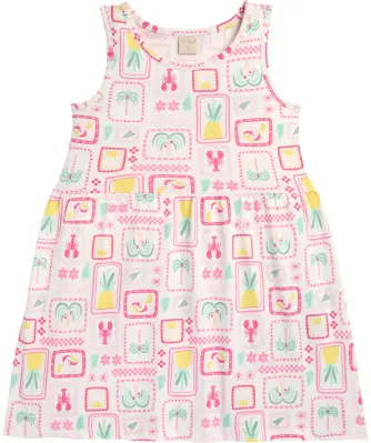 Jurk met all-over print