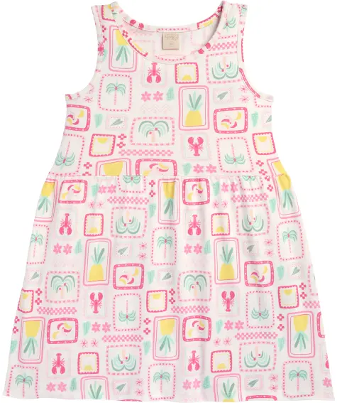 Kleid mit Allover-Print