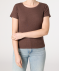 Basic T-Shirt braun