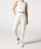 Joggingbroek met manchetten mintgroen