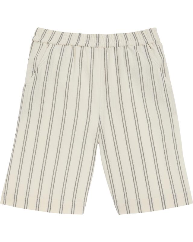 Cotton shorts with linen look for boys, off-white (KiK Baumwoll-Shorts in Leinenoptik (offwhite)) — KiK, authentic German product in Morocco