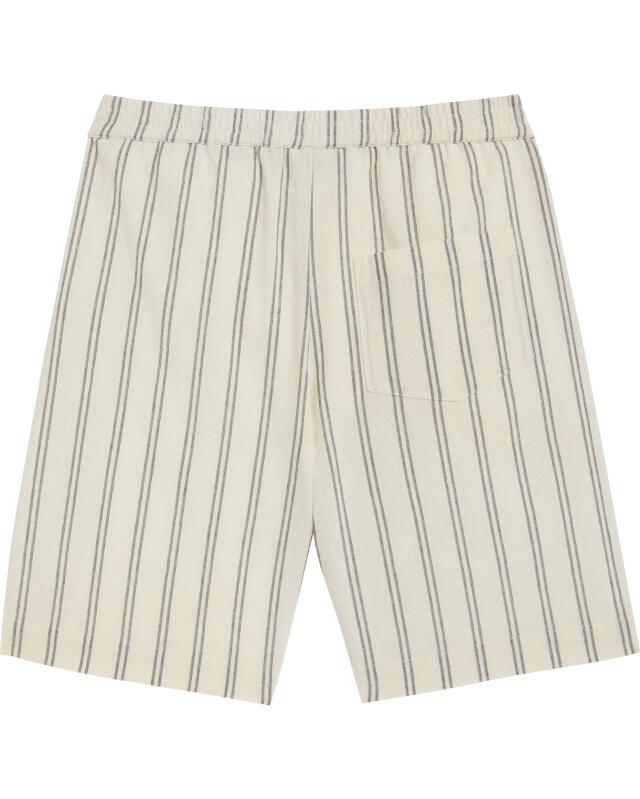 Short en coton effet lin garçon, blanc cassé (KiK Baumwoll-Shorts in Leinenoptik (offwhite)) — KiK, produit allemand authentique au Maroc