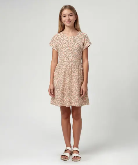 Kleid mit Leomuster