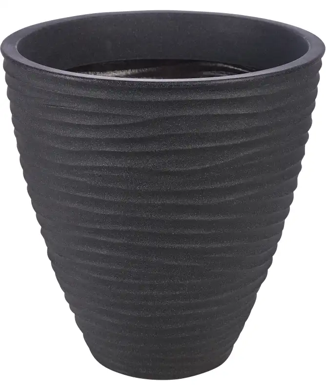 Plantenpot in zandstructuur look