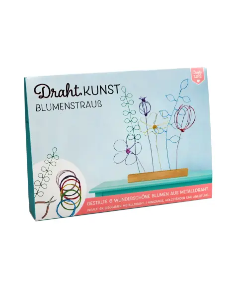Drahtkunst-Set Blumenstrauß