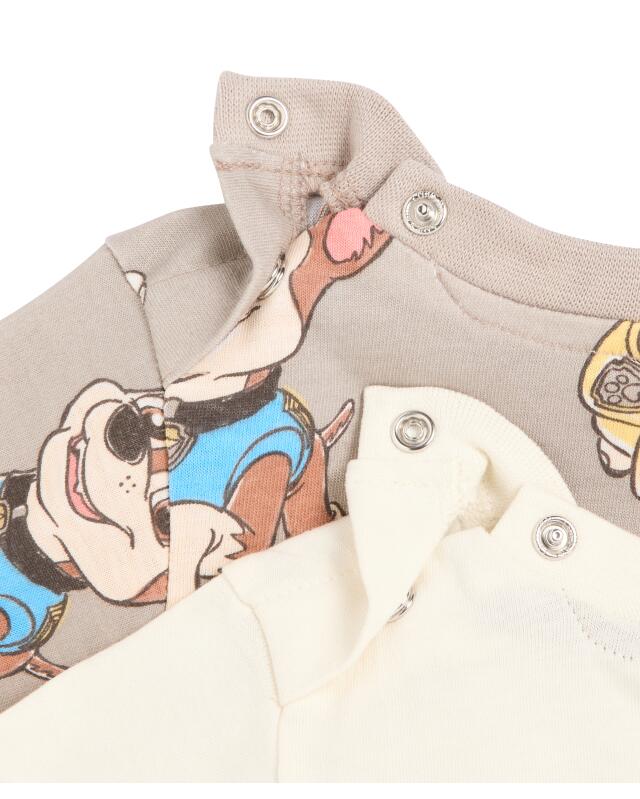 T-shirts à boutons d'épaule bébé garçon, gris clair (KiK T-Shirts mit Schulterknöpfung (hellgrau)) — KiK, produit allemand authentique au Maroc