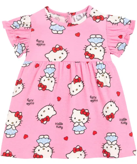 Kleid mit Puffärmeln