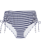 Bikini-Slip mit Streifen blau gestreift