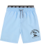 Badeshorts mit Gummibund hellblau