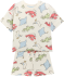 T-Shirt + Shorts mit Tieren hellblau