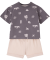T-Shirt + Musselin-Shorts naturfarben