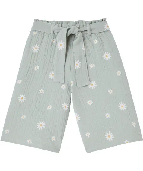 Mušelínové kalhoty s páskem