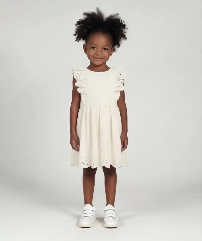 Hübsches weißes Kleid