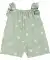 Baby jumpsuit met madeliefjes groen