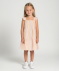 Bunt gestreiftes Kleid creme