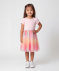 Kleid mit Tüll hellrosa