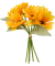 Kunstblumen Sonnenblumen gelb