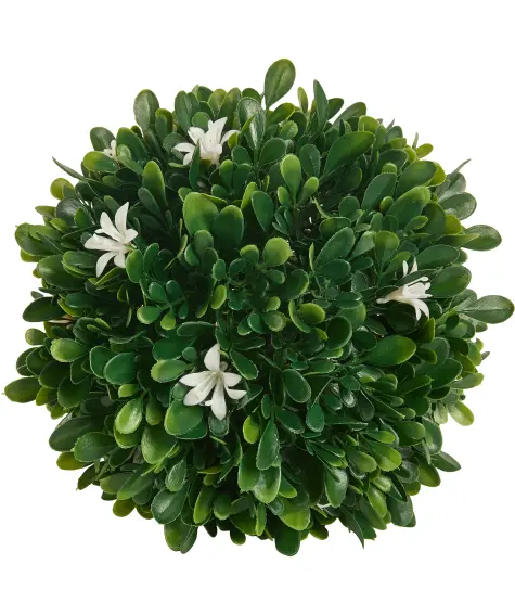 Kunst-Buchsbaum mit Blüten