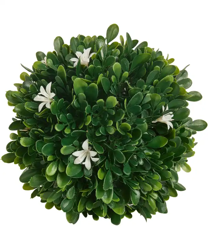 Kunst-Buchsbaum mit Blüten