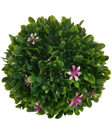 Kunstmatige buxus met bloesem