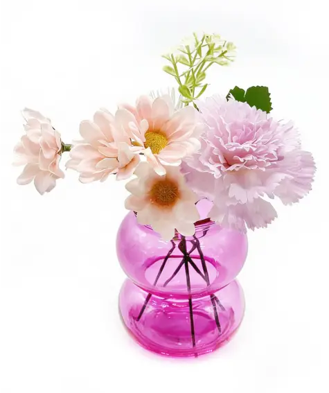 Kunst-Frühlingsblumen in Vase