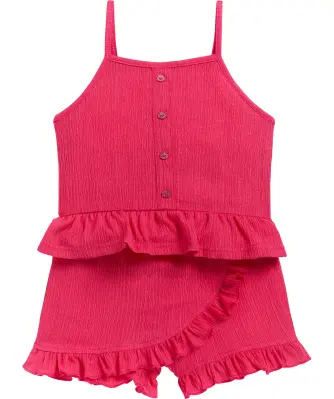 Kinder top met spaghetti bandjes + broek