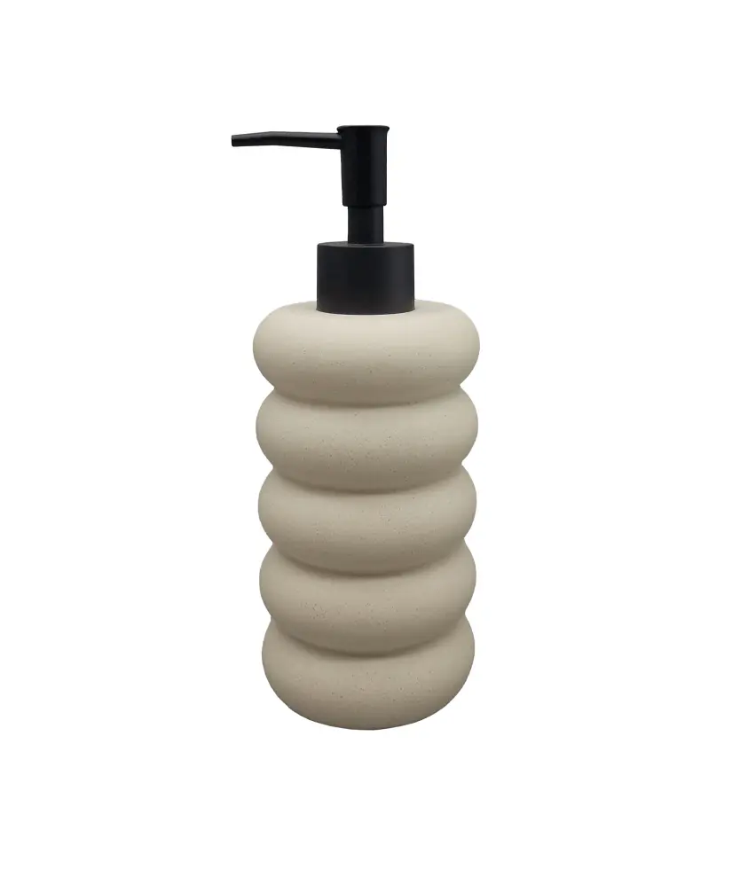 Kunststein-Seifenspender, Beige