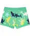 Zwembroek met onderwatermotieven groen