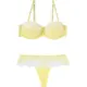 Sujetador balconette push-up + tanga