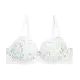 Push-up-BH mit floralem Muster