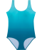 Badeanzug mit Farbverlauf blau